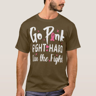 T-shirt Sensibilisation au cancer du sein rose