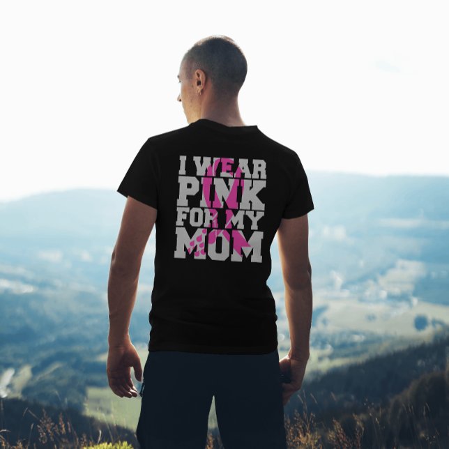 T-shirt Sensibilisation au cancer du sein Ruban rose Je po (Créateur téléchargé)