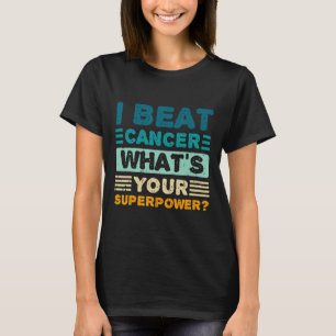 T-shirt Sensibilisation au cancer Je bat le cancer Qu'est-