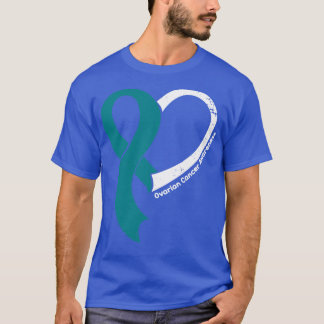 T-shirt Sensibilisation au cancer ovarien Espoir Amour Coe