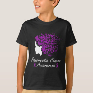 T-shirt Sensibilisation au cancer pancréatique - Papillons