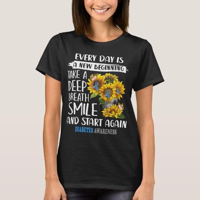 T-shirt sensibilisation au diabète (Devant)