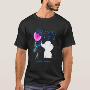 T-shirt Sensibilisation au diabète des éléphants - Diab