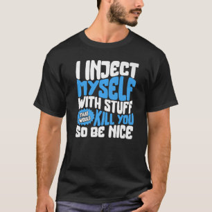 T-shirt Sensibilisation au diabète T1d Type 1 Insuline Gue