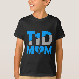 T-shirt Sensibilisation au diabète Type 1 - Mère diabétiqu