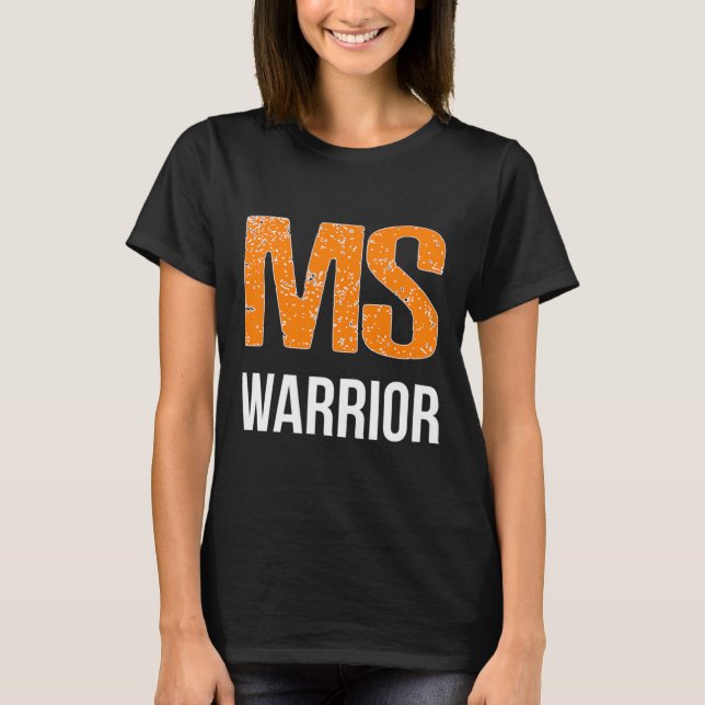 T-shirt Sensibilisation au guerrier à la sclérose en plaqu (Devant)