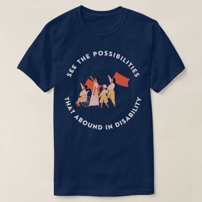T-shirt Sensibilisation au handicap (Design devant)