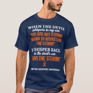 T-shirt Sensibilisation Au Recouvrement De La Toxicomanie 