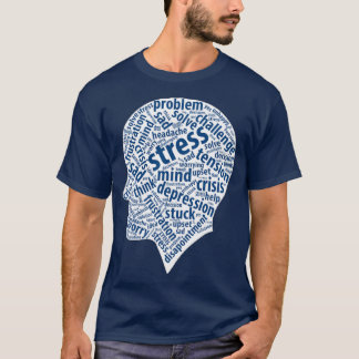 T-shirt Sensibilisation au stressDépression
