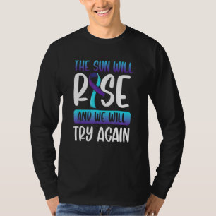 T-shirt Sensibilisation Au Suicide Le Soleil Augmentera No