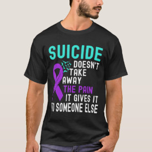 T-shirt Sensibilisation au suicide Prévention du suicide