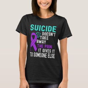 T-shirt Sensibilisation au suicide Prévention du suicide