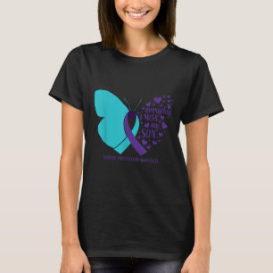 T-shirt Sensibilisation au suicide Son Dons Amour Mémoire