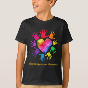 T-shirt Sensibilisation au syndrome d'Aicardi Mains Syndro