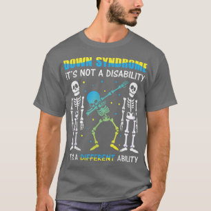 T-shirt Sensibilisation au syndrome de bas Dabing Squelett