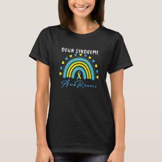 T-shirt Sensibilisation au syndrome de Down Arc-en-ciel T2