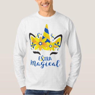 T-shirt Sensibilisation au syndrome de Down Unicorn Girl M