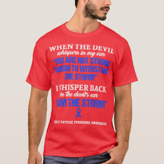 T-shirt Sensibilisation au syndrome de fatigue chronique J