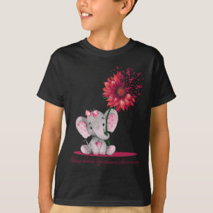 T-shirt Sensibilisation au syndrome Tournesol Eléphant mig
