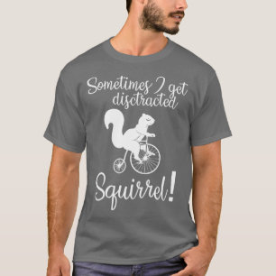 T-shirt Sensibilisation au TDAH Distrait Par Un Écureuil S