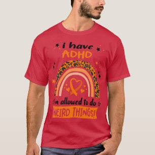 T-shirt Sensibilisation au TDAH J'ai le TDAH je suis autor