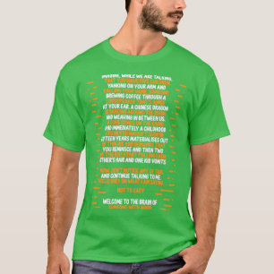 T-shirt Sensibilisation au TDAH Neurodiversité Neurologiqu