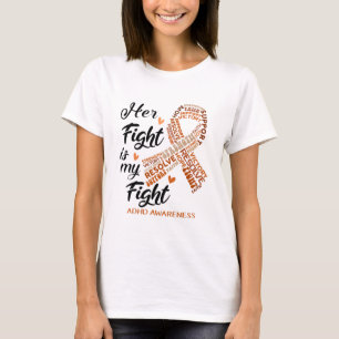 T-shirt Sensibilisation au TDAH Son combat est mon combat