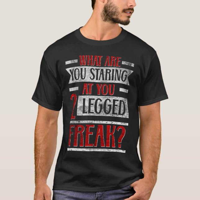 T-shirt Sensibilisation aux amputés de jambe Soutien aux a (Devant)