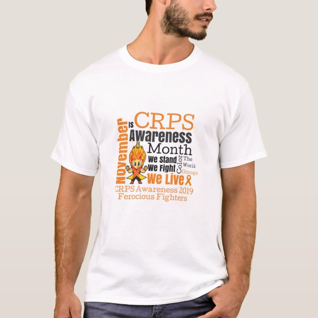 T-shirt Sensibilisation aux CRPS (Devant)