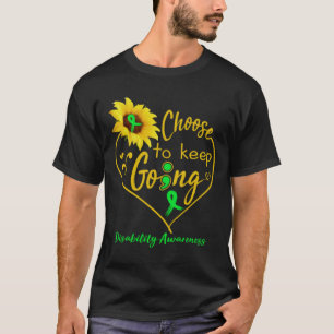 T-shirt Sensibilisation Aux Handicap Choisir De Continuer