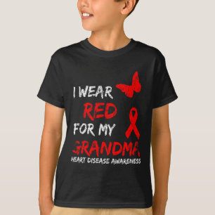 T-shirt Sensibilisation aux maladies cardiaques Je porte d