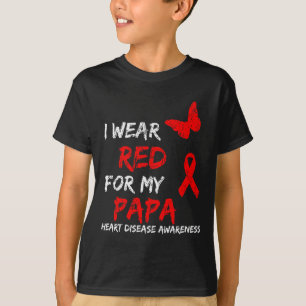 T-shirt Sensibilisation aux maladies cardiaques Je porte d