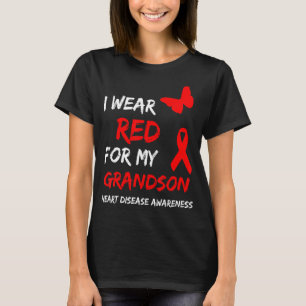 T-shirt Sensibilisation aux maladies cardiaques Je porte l