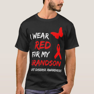 T-shirt Sensibilisation aux maladies cardiaques Je porte l