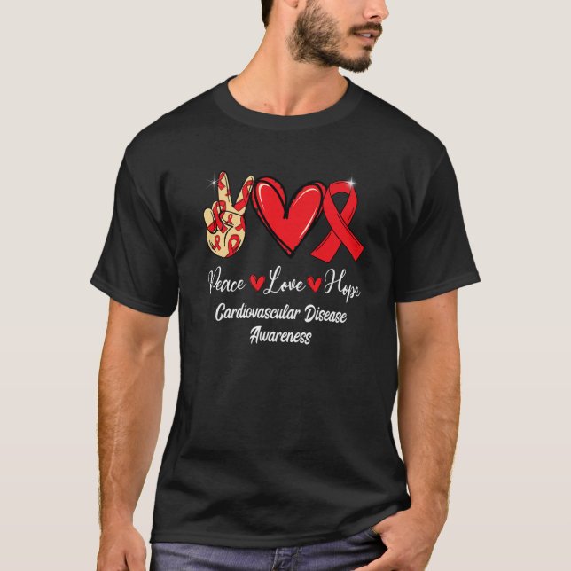 T-shirt Sensibilisation aux maladies cardiovasculaires Pai (Devant)