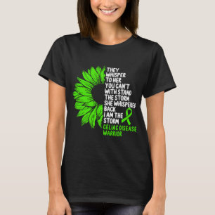 T-shirt Sensibilisation aux maladies coeliaques Écran vert