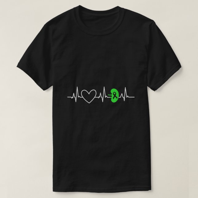 T-shirt Sensibilisation aux maladies du rein Orga transpla (Design devant)