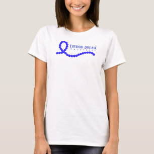 T-shirt Sensibilisation aux maladies thyroïdiennes Perles 