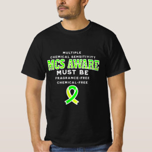 T-shirt Sensibilisation aux MCS de sensibilité chimique mu