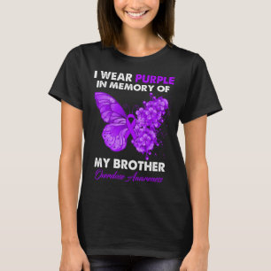T-shirt Sensibilisation aux surdoses de papillon Je porte