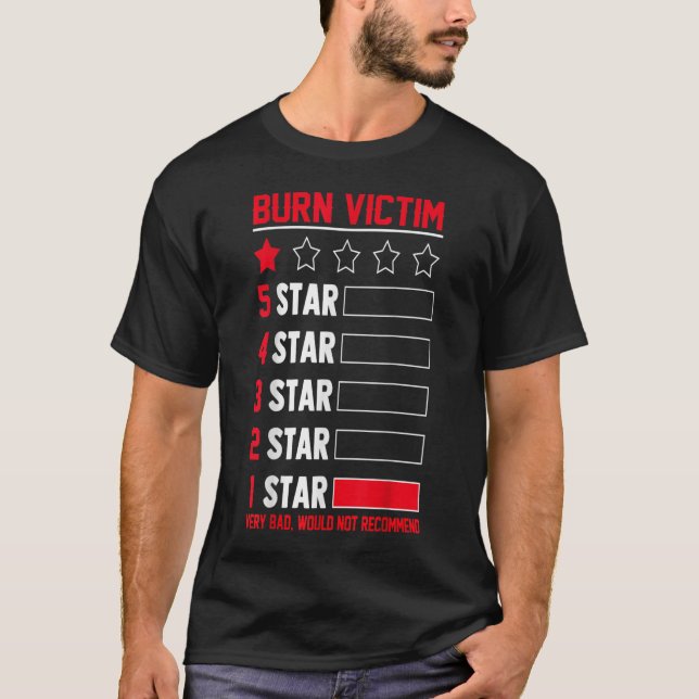 T-shirt Sensibilisation aux victimes de brûlure Survivant  (Devant)
