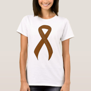 T-shirt Sensibilisation Brown au soutien du carbone