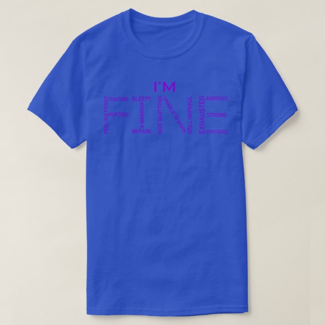 T-shirt Sensibilisation Chronique À La Douleur Belle Parol (Design devant)