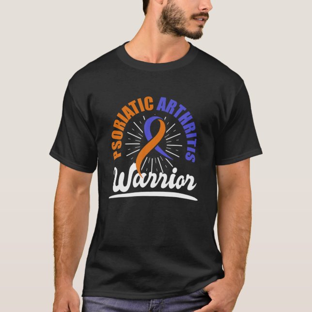 T-shirt Sensibilisation des guerriers de l'arthrite psoria (Devant)