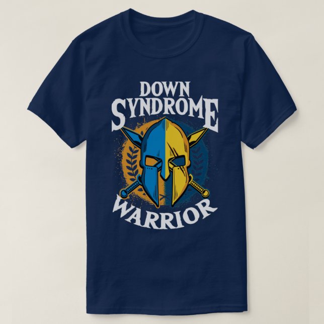 T-shirt Sensibilisation des guerriers du syndrome de Down (Design devant)