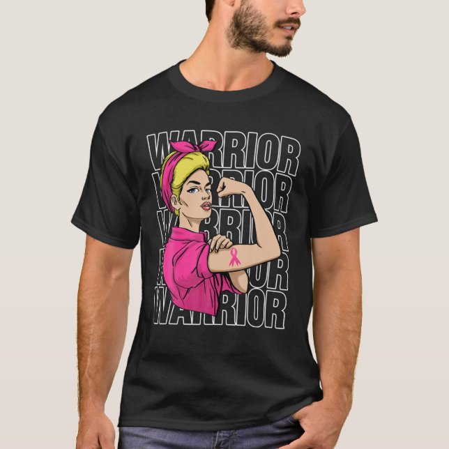 T-shirt Sensibilisation Des Tee - shirts Au Ruban Rose, Pl (Devant)