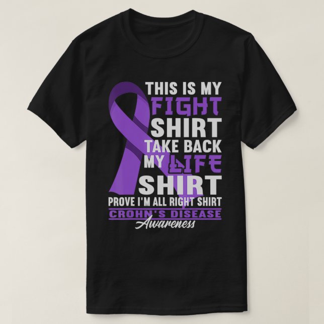 T-shirt Sensibilisation Je Lutte I Inflammatoire Bowel Cro (Design devant)