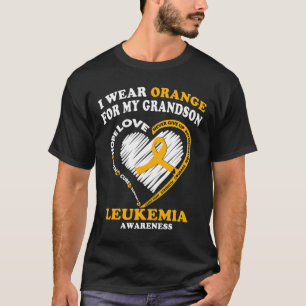 T-shirt Sensibilisation - Je Porte Orange Pour Mon Petit-F