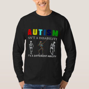 T-shirt Sensibilisation L'Autisme Est Un Handicap C'Est Un