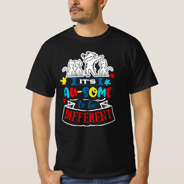 T-SHIRT SENSIBILISATION SUR L'AUTISME - (Devant)